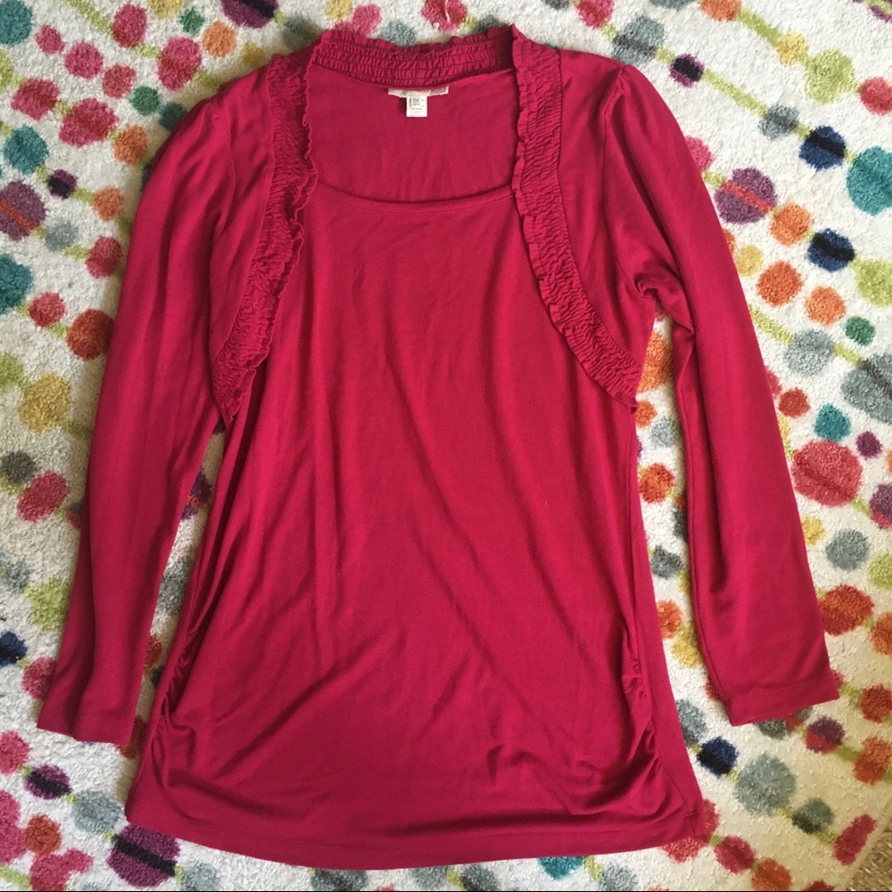 Smocked Lightweight Sweater 2x